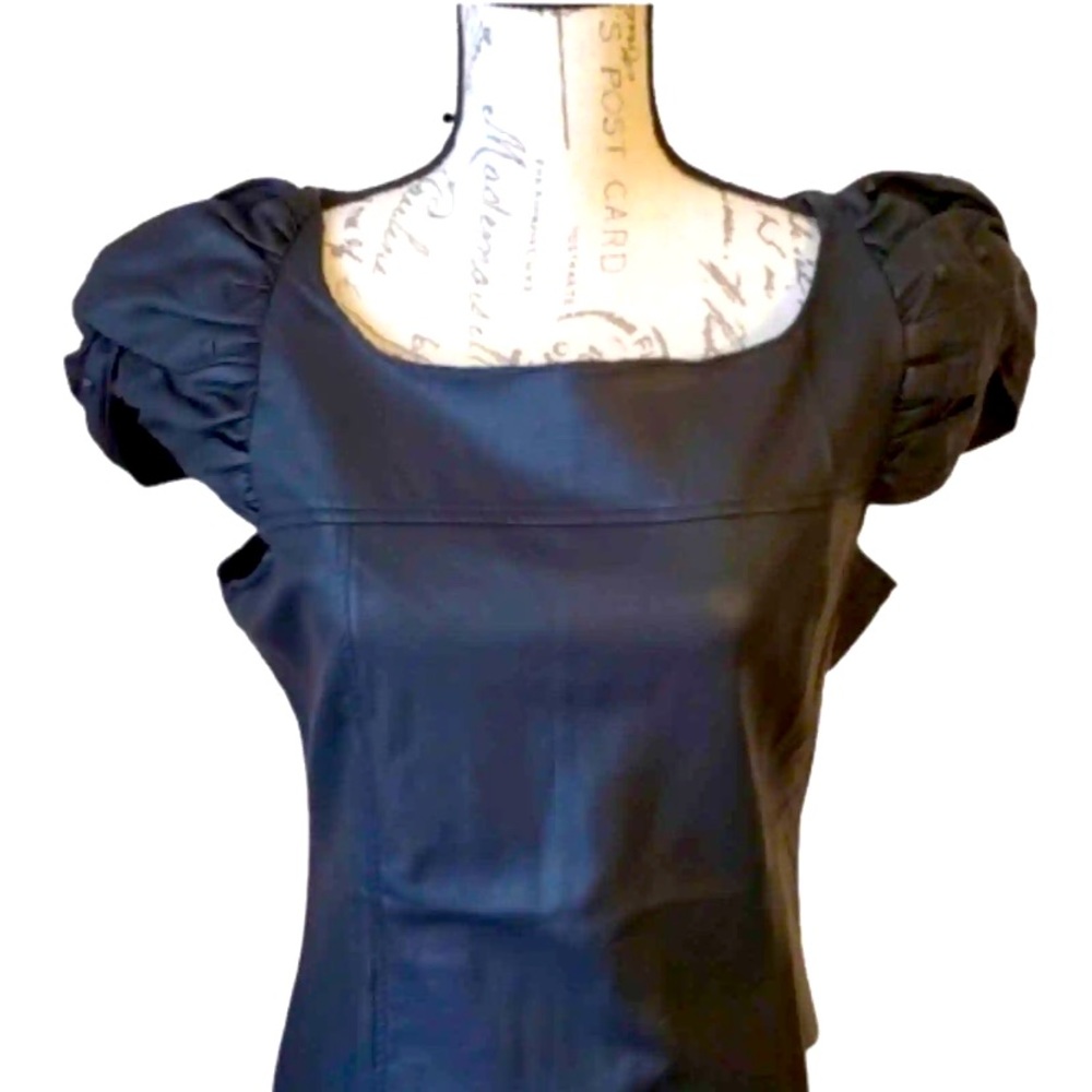 La Belle Roc vegan leather dress